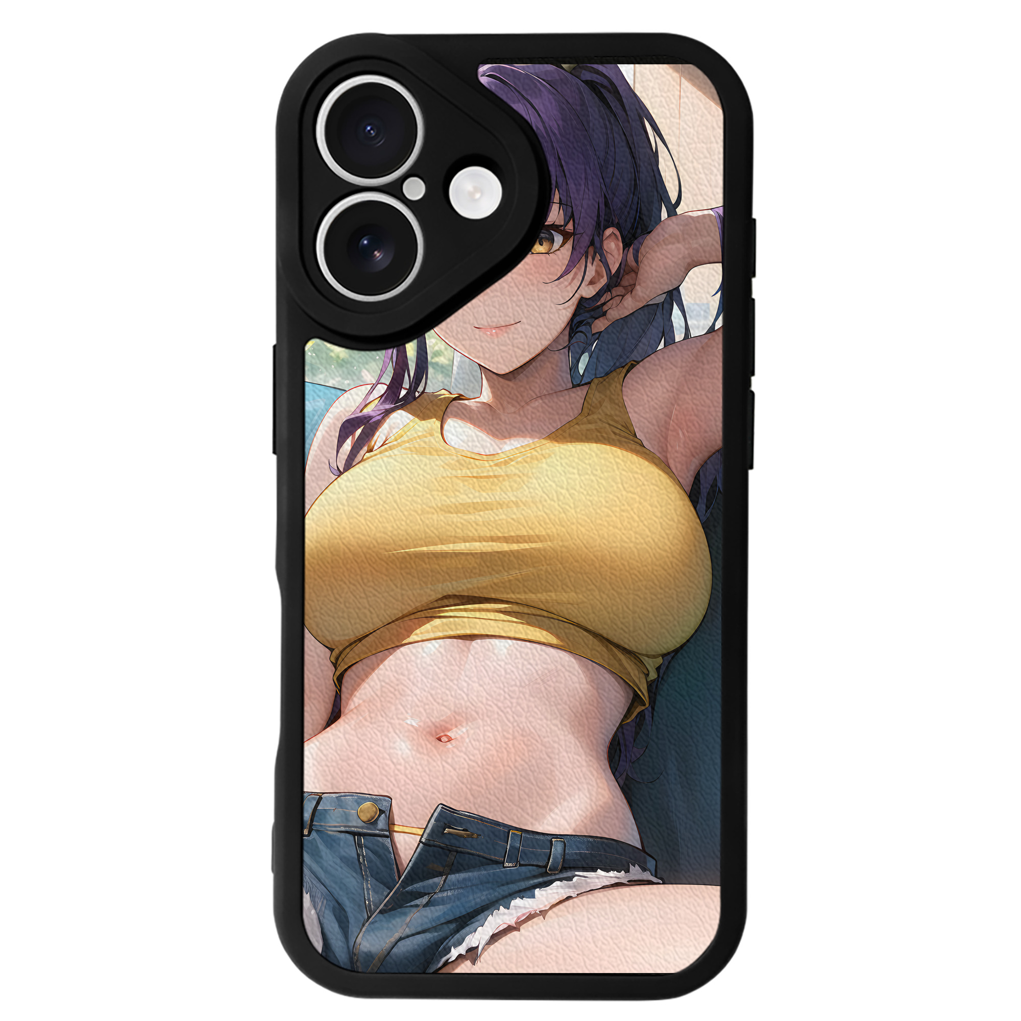 （画像用） EVA 新世紀エヴァンゲリオン 【iPhone 16シリーズ対応】シリコンスマホケース（レザー調） 材質：シリコン